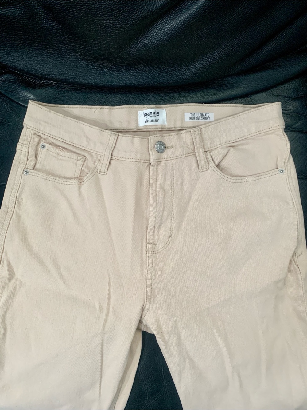 Kensie Men's Skinny Jeans in Light Beige